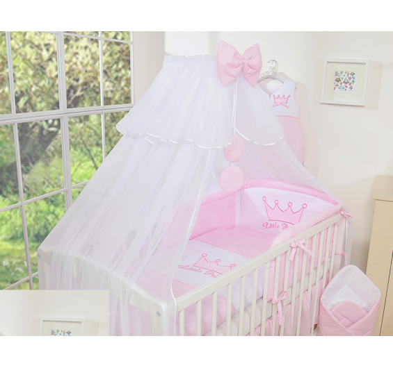 Conjunto de cama bebé  8 elementos Principe / Princesa, roupa de berço de bebé